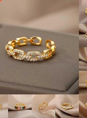 Twist Chain Snake Oen ing Fo Women ings Stainless Steel