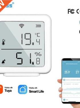 Tuya WIFI Smart Temperature And Humidity Sensor Indoor