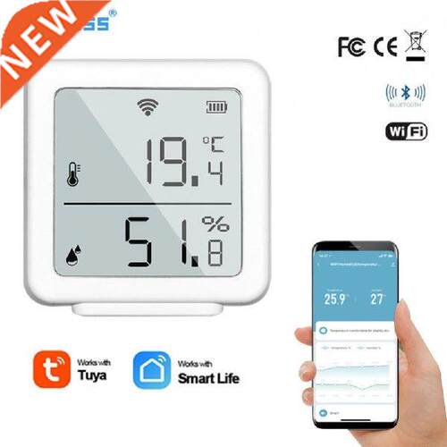 Tuya WIFI Smart Temperature And Humidity Sensor Indoor