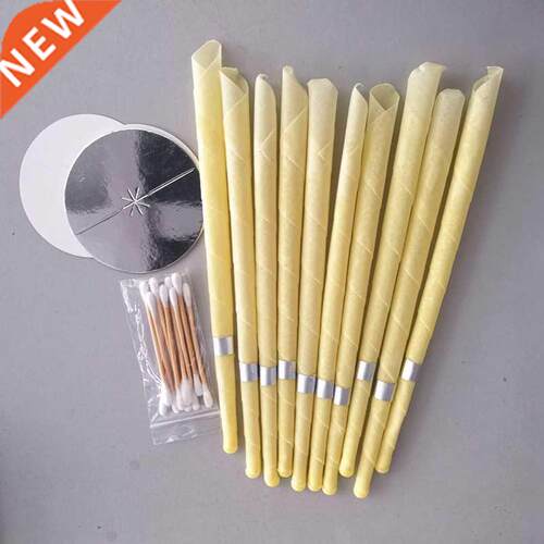 10pcs Ear Candles Ear Wax Clean Removal Natural Beeswax Prop