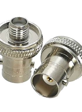 1cs BNC Female jack to SMA Female jack Nickel lated F Ada