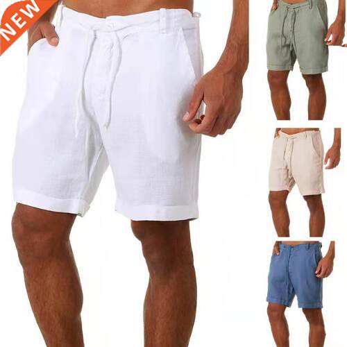 2022 New Faion Men's Casual Linen orts High Quality Line