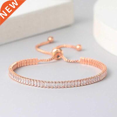 ZHOUYANG Tennis Bracelets For Women Sparking Zircon Jewerlly