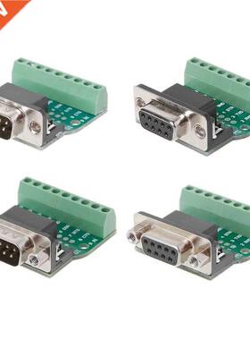 DB9 Male/Female D-SUB apter Plate Connector RS232 Serial T