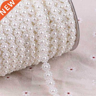 HOT 1cm Wide Connection Imitation Pearl Diy Beaded Jewelry H