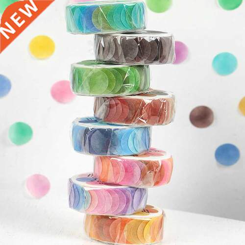 Infeel.me Colorful Washi Tape 100pcs Round Dot Stickers Crea