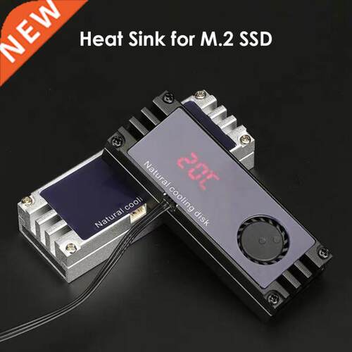 Heatsink Cooler w/ Turo Fan Household Computer Digital Temp