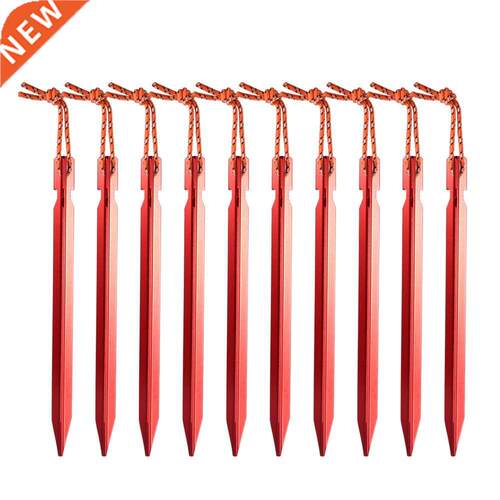 10Pcs/lot 18cm Aluminum Alloy Yard Canopy Tent Pegs Garden S