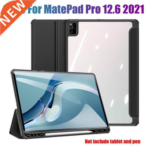 Case for Huawei MatePad Pro 12.6Inch 2021 PU+Transparent PC