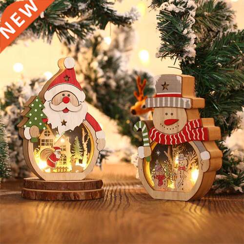 new Christmas decorations LED luminous Santa Claus shape woo