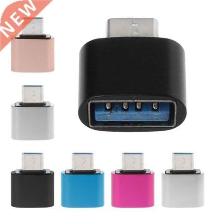 Metal USB C 3.1 Type C Male To USB 2.0 Female OTG Data Sync