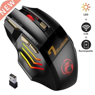 RGB Wireless Mouse Gamer Computer Mouse Ergonomic Gaming Mou