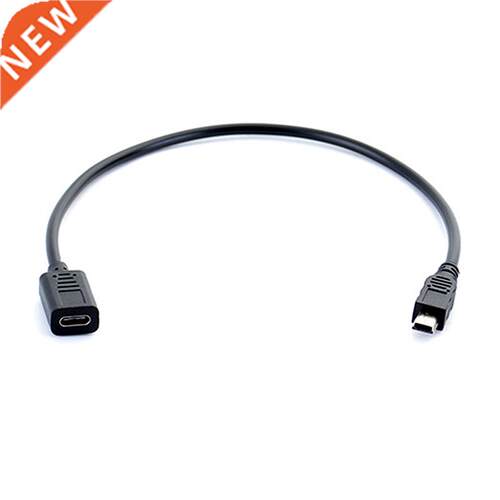 30cm New Mini USB Male to Type c Female Charge Data Adapter