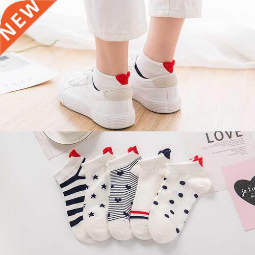 New 5 Pairs/Lot Women Cotton Casual Socks Kawaii Cute Animal