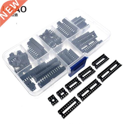 66PCS/Lot DIP IC Sockets Adaptor Solder Type Socket Kit 6 8