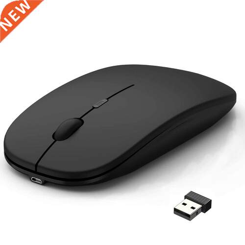 Wireless Rechargeable Mouse for Laptop Computer PC, Slim Mi