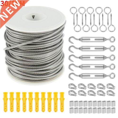 0/15Meter Steel PVC Coated Flexible Wire Rope Soft Cable Tr