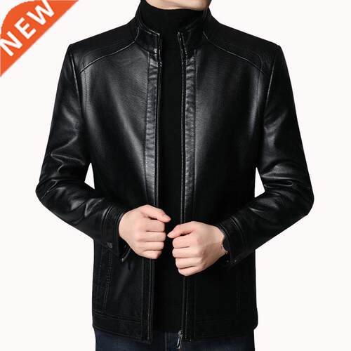 Brand Men Jacket 2020 New Sprng Fall Soft Leather Jackets F