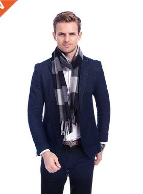 Simpcise New Winter Man Cashmere Scarf Light Weight Long Sof