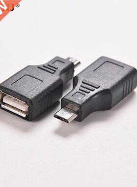 1PC Black F/M USB 2.0 A Female To Micro / Mini USB B 5 Pin M