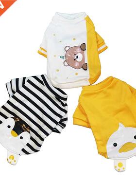 Sweet Pet Cat carton Vest Shirt autumn/winter Cat Clothes Co
