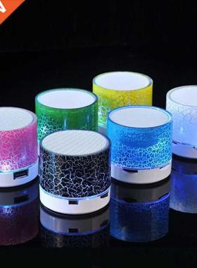 Bluetooth Speaker Mini Wireless Sound Box Crack LED TF Card