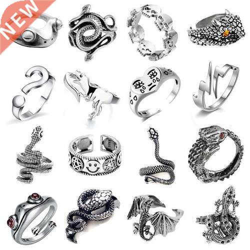 Ring For Women Girls Snake Smile Fashion Men Jewelry Vintage