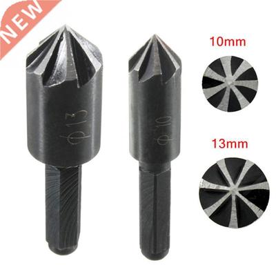 Seven Flute Chamfer Reamer Bit Combined Center Drills Counte