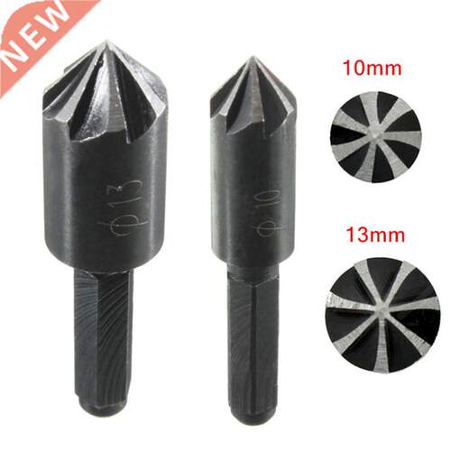 Seven Flute Chamfer Reamer Bit Combined Center Drills Counte