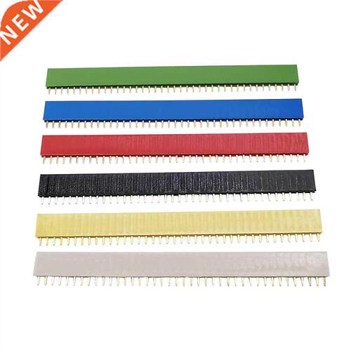 6Pcs/Set 2.54mm Single Row Female PCB Board Pin Heer Conne