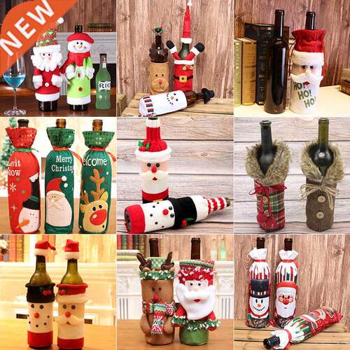 Chistmas wine set chamagne bottle bag Chistmas decoation