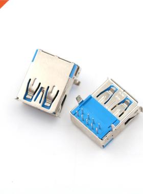 5 Pcs USB3.0 Type A 90 degrees DIP Type A Female Right Angle