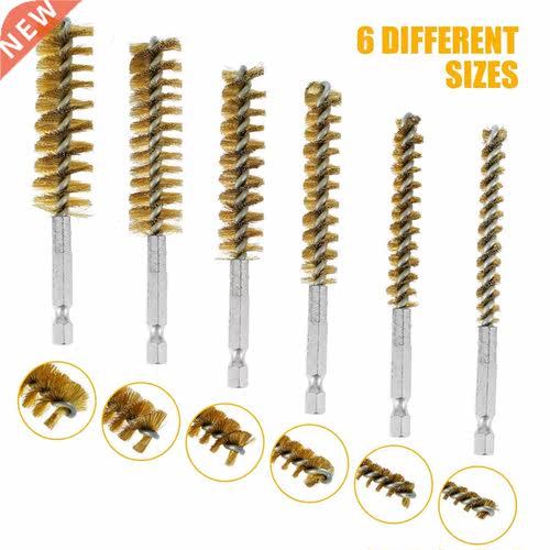 12Pcs Wire Tube Cleaning Brush Machinery Paint Remover Rust
