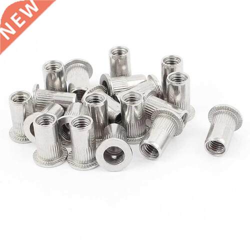 20 Pcs 304 Rivet Nut Rivnut Insert Nutsert M5x13mm