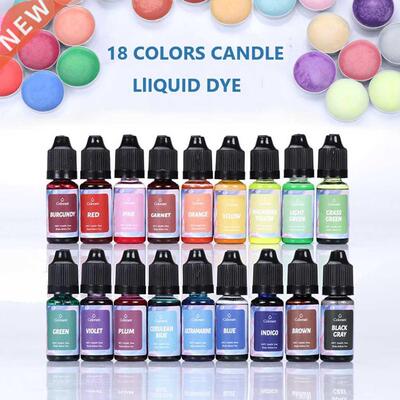 18 Color 10ml Resin Pigments DIY UV Epoxy Resin Mold Candle