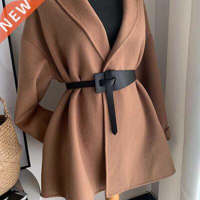 Designer Belts for Women High Quality Knot Soft Pu Leather L