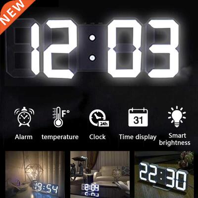 Towayer D Large LED Digital Wall Clock Date Time Celsius Ni