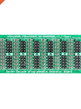 7 Decade Resistor Board 1R-9999999R Step Accuracy 1R 1/2 Wat