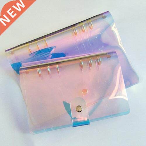 6 Hole PVC Loose Leaf Binder Notebook Notepad Sketchbook Bus