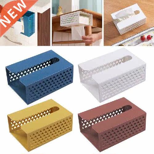 1 Pc Self Adhesive Wall Mounted Tissue Box Table Napkin