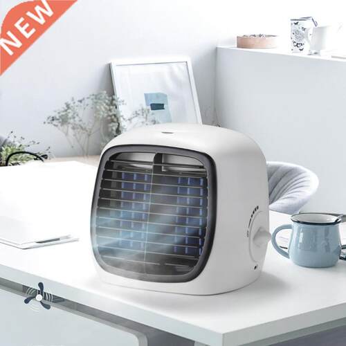 USB Mini Air Cooler Portable Desktop Small Fan Humidificatio