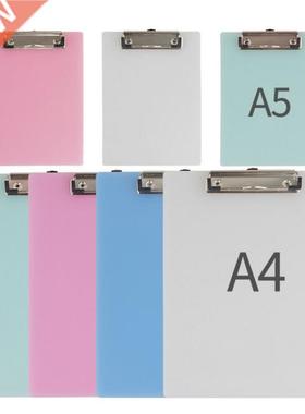 Transparent A4 A5 File Folder Document Clip Writing Board Me