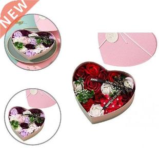 Modern Eye-catching Heart-aped Box Beautiful Rose Petals