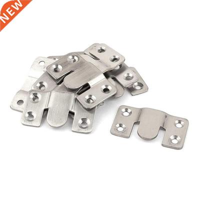 Sectional Interlock Style Sofa Connector 10pcs Silver Tone