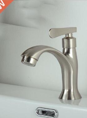 G1/2 Zinc Alloy Bathroom Brushed Wash Basin Faucet Balcony