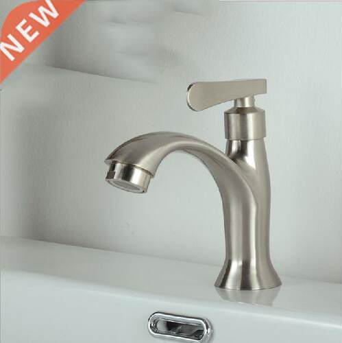 G1/2 Zinc Alloy Bathroom Brushed Wash Basin Faucet Balcony