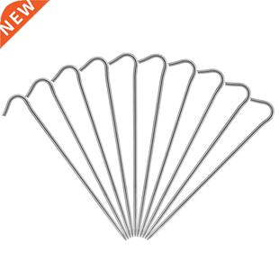 6pcs/10pcs Titanium Tent Pegs Titanium Tent Nails Outdoor Ca