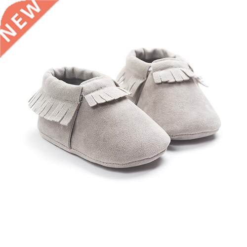 Baywell PU Suede Leather Newborn Baby Moccasins Shoes Soft S