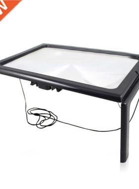 3x Magnification with 4 LED Lamp Lens for Reading for the El