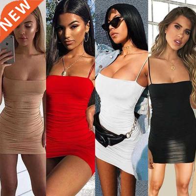 Casual Bodycon Dress Women A Line Bandage Robe Dresses for